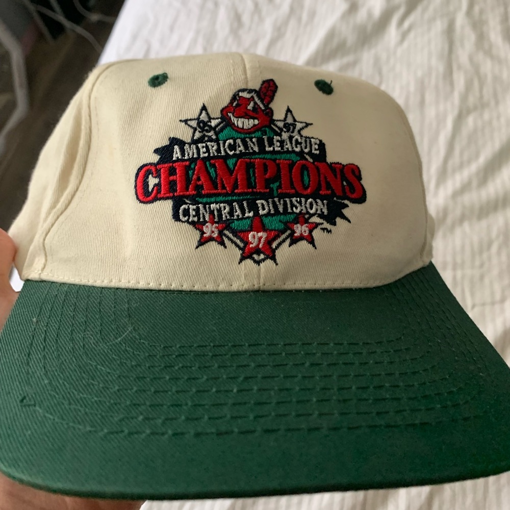 Vintage Indians American League Championship Hat
